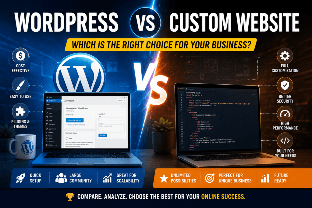 WordPress vs Custom Website